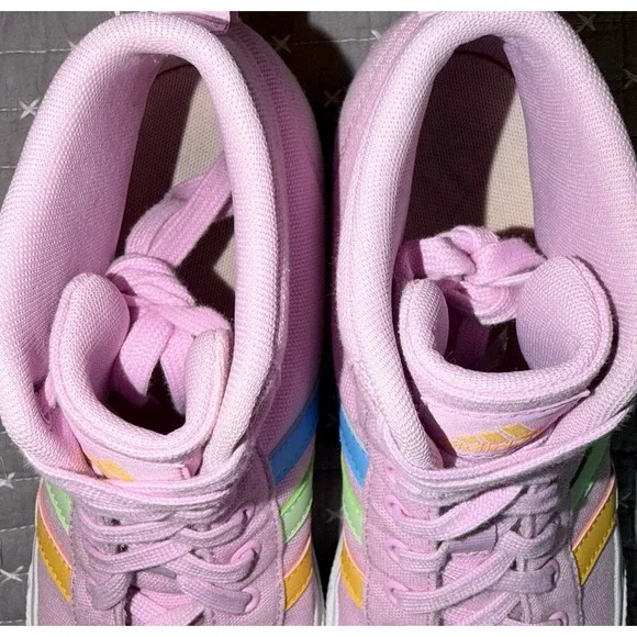 Adidas Bravada 2.0 Platform Mid Sneakers Women's Size 10 Bliss Lilac - Picture 3 of 10